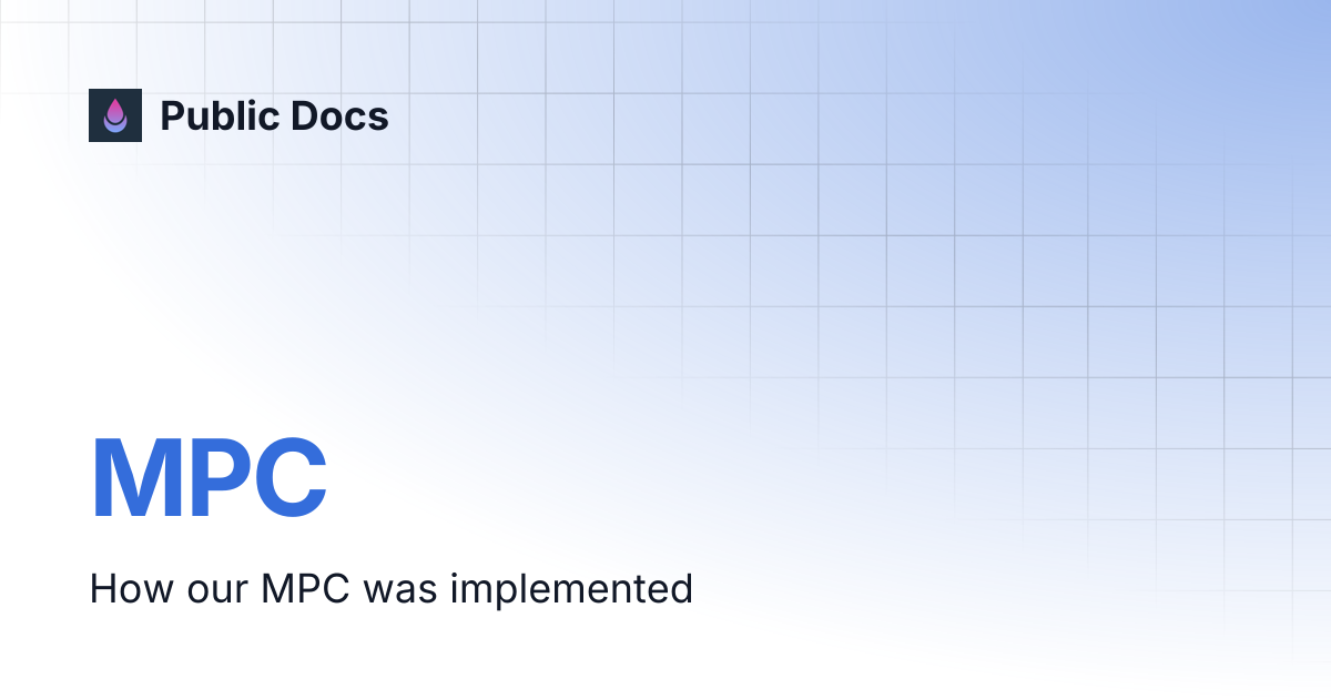 MPC | Public Docs